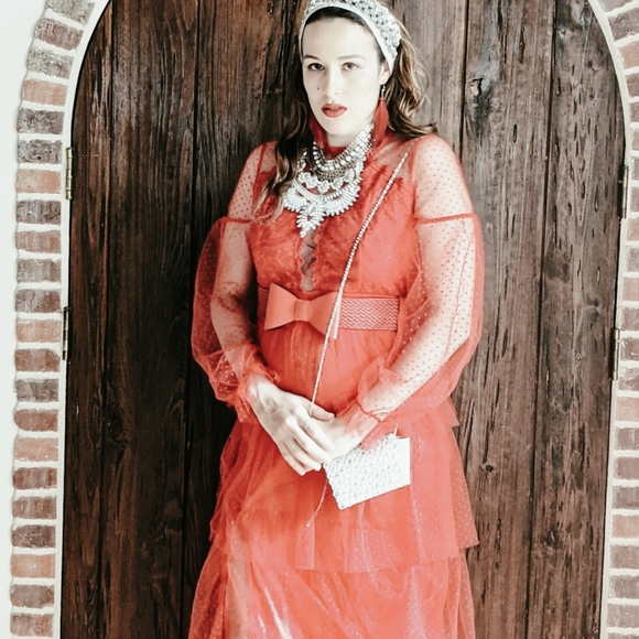 NWT SEXY MAXI SPLIT SUMMER PARTY DRESS S: S-M - Picture 5 of 13